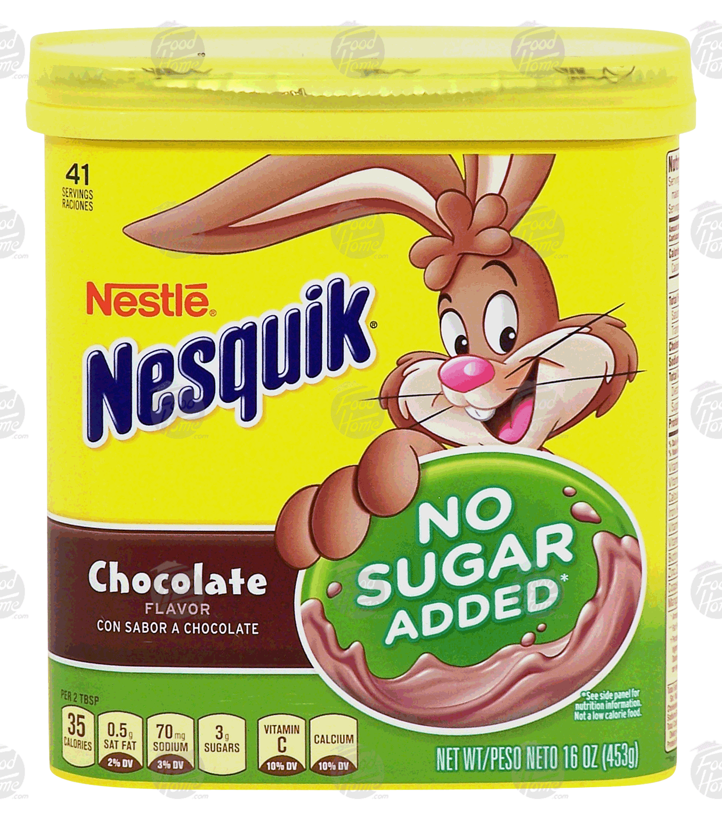 Nestle Nesquik chocolate no sugar added powder, 41 servings Full-Size Picture